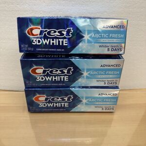 Crest 3D White Toothpaste Advanced Daily Whitening Arctic Fresh 3 Pack